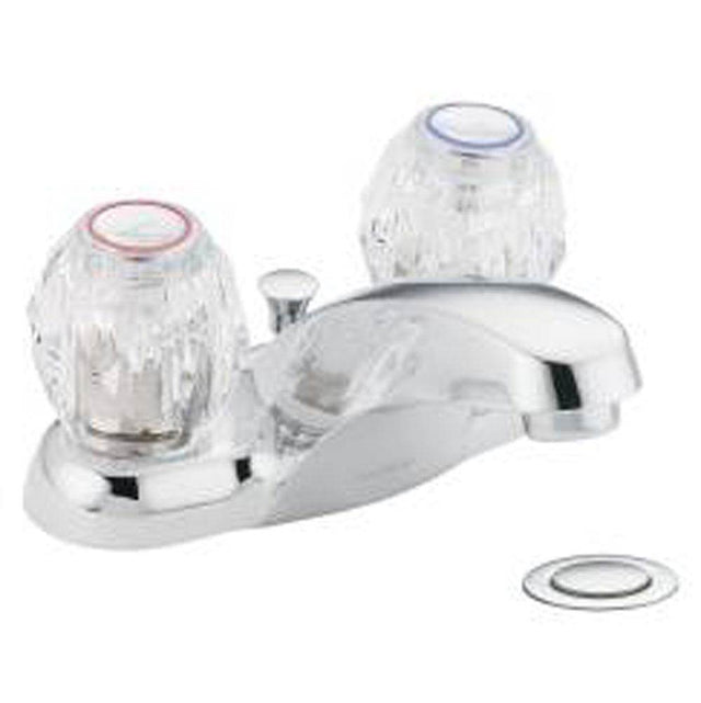 Moen - Chrome two-handle bathroom faucet - Chrome