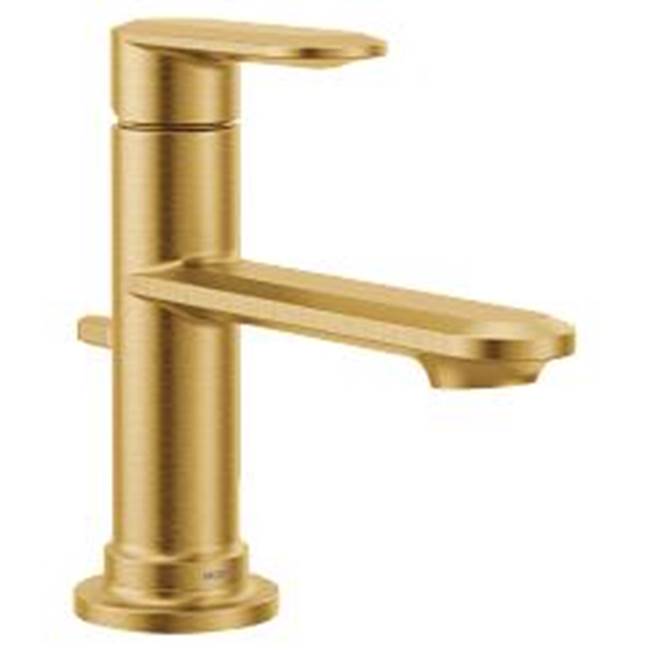 Moen - Brushed gold one-handle bathroom faucet - Brushed Gold