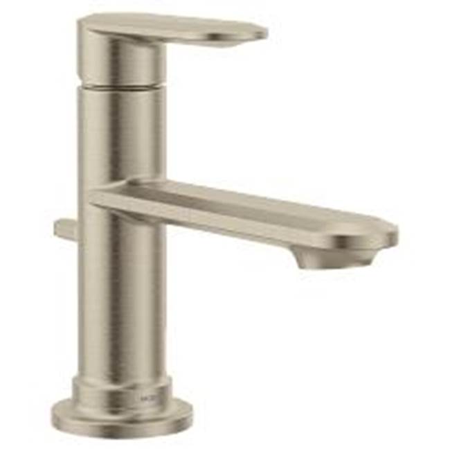 Moen - Brushed nickel one-handle bathroom faucet - Brushed Nickel