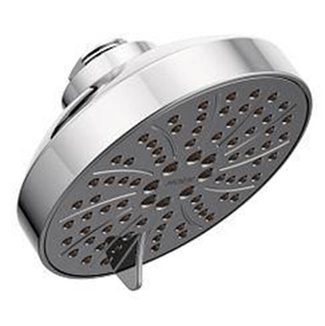 Moen - Chrome six-function 4.5'' diameter spray head eco-performance showerhead - Chrome