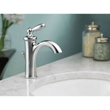 Brantford One-Handle Traditional Bathroom Sink Faucet with Available Vessel Sink Extension Kit, Chrome