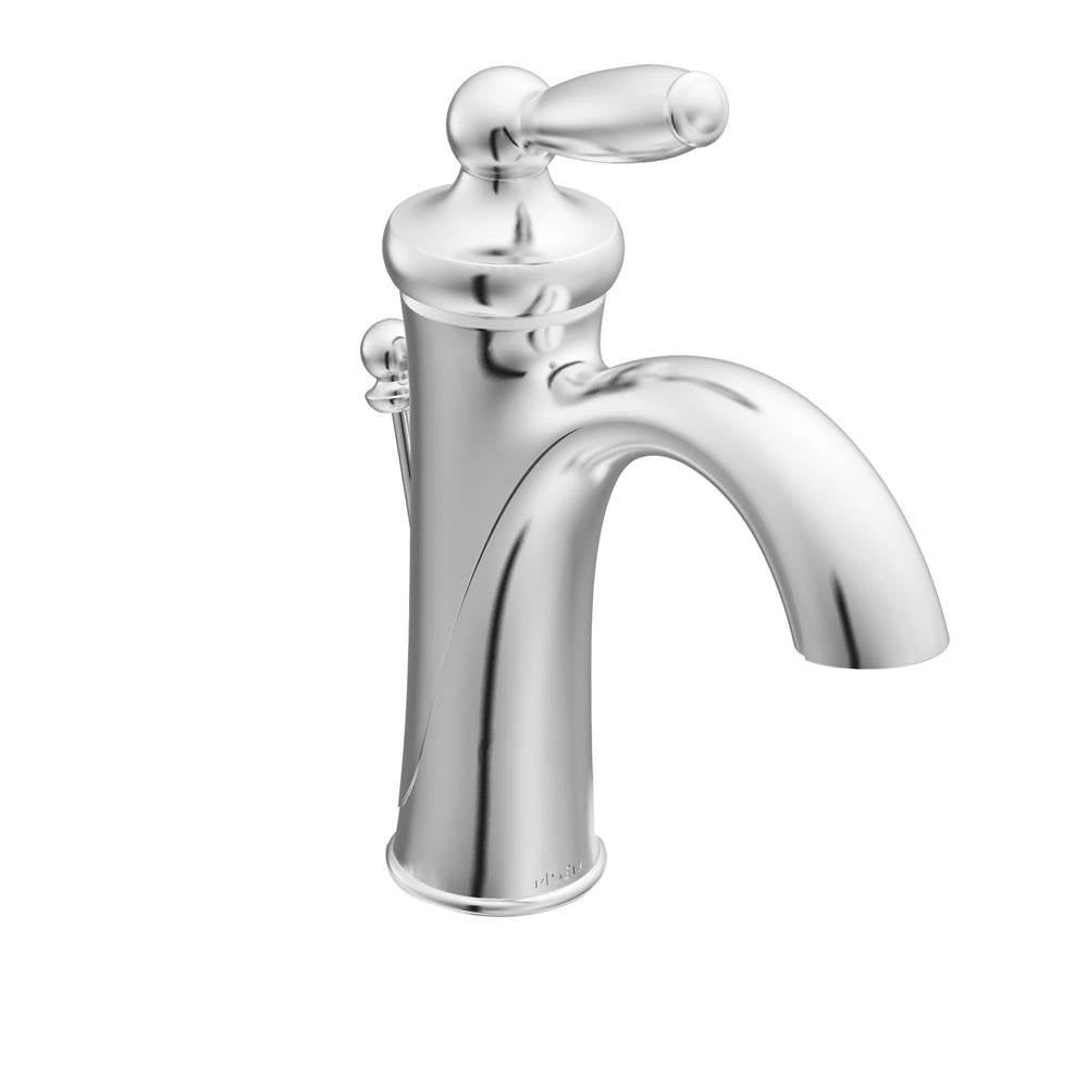 Brantford One-Handle Traditional Bathroom Sink Faucet with Available Vessel Sink Extension Kit, Chrome