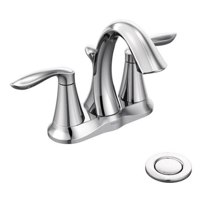 Moen - Chrome two-handle bathroom faucet - Chrome