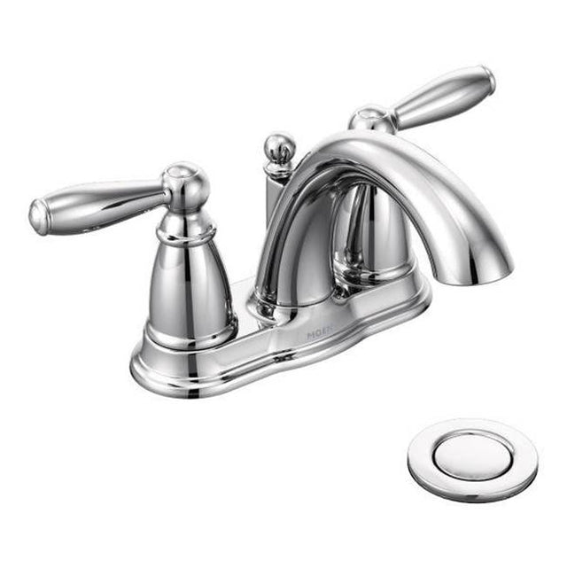 Moen - Chrome two-handle bathroom faucet - Chrome