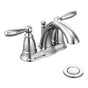 Moen - Chrome two-handle bathroom faucet - Chrome