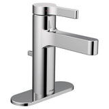 Vichy One-Handle Single Hole Modern Bathroom Faucet, Chrome
