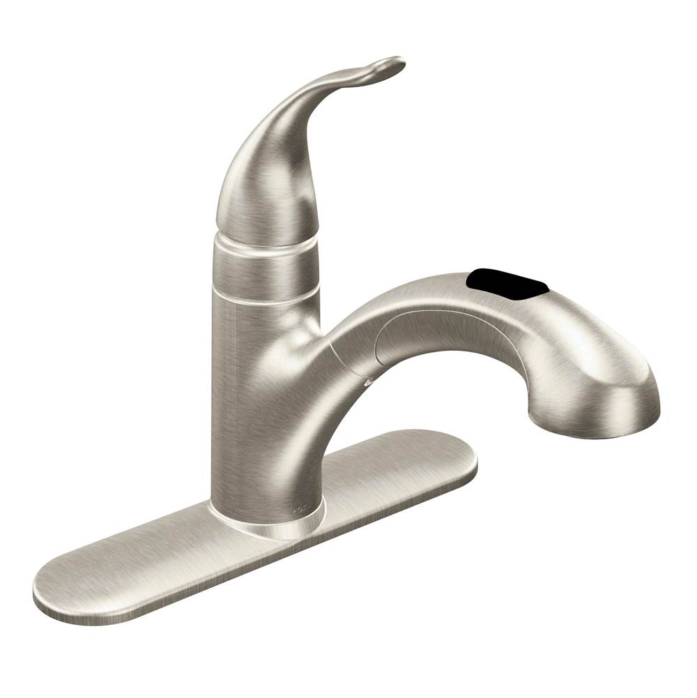 Integra One-Handle Pullout Kitchen or Laundry Faucet Featuring Power Clean, Spot Resist Stainless