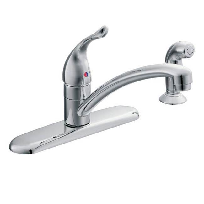 Moen - Chrome one-handle kitchen faucet - Chrome