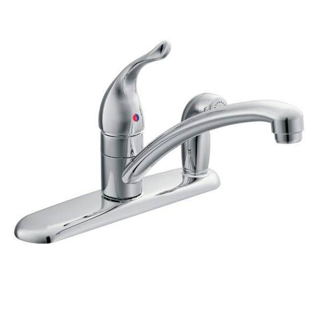 Moen - Chrome one-handle kitchen faucet - Chrome