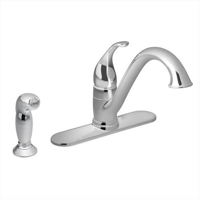 Moen - Chrome one-handle kitchen faucet - Chrome