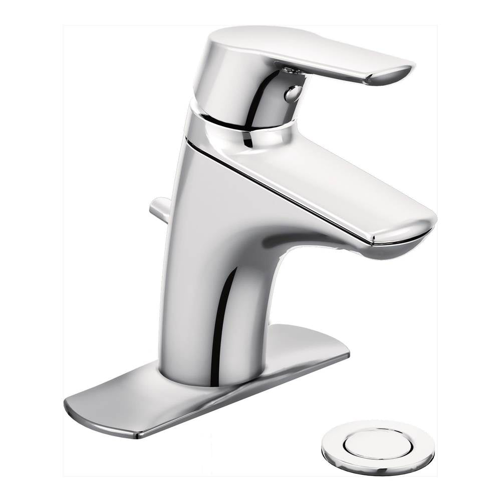 Brantford One-Handle Traditional Bathroom Sink Faucet with Available Vessel Sink Extension Kit, Chrome
