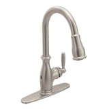 Moen Brantford Motionsense Wave Touchless One-Handle Pulldown Kitchen Faucet Featuring Reflex, Chrome ()