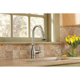 Brantford One-Handle Pulldown Kitchen Faucet Featuring Power Boost and Reflex, Chrome