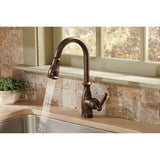 Brantford One-Handle Pulldown Kitchen Faucet Featuring Power Boost and Reflex, Chrome