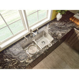 Belfield Traditional One Handle High Arc Kitchen Faucet with Side Spray and Optional Deckplate Included, Chrome