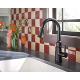 Belfield Single-Handle Pull-Down Sprayer Kitchen Faucet with Reflex and Power Boost in Matte Black