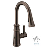 Belfield Touchless 1-Handle Pull-Down Sprayer Kitchen Faucet with MotionSense Wave and Power Clean in Oil Rubbed Bronze