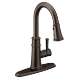 Belfield Single-Handle Pull-Down Sprayer Kitchen Faucet with Reflex and Power Boost in Oil Rubbed Bronze