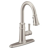 Belfield Single-Handle Pull-Down Sprayer Kitchen Faucet with Reflex and Power Boost in Spot Resist Stainless