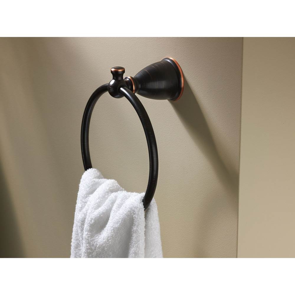 Matte Black Towel Ring