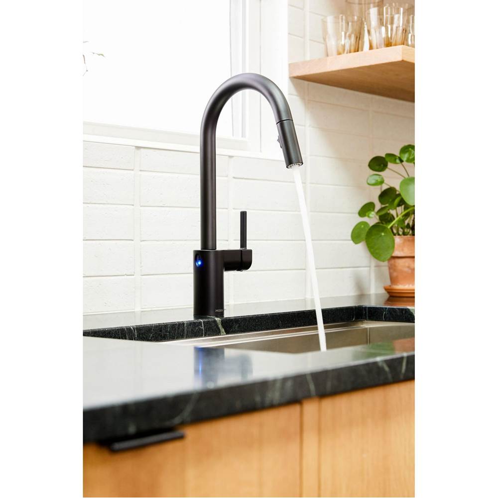 Align Motionsense Wave One-Sensor Touchless One-Handle High Arc Modern Pulldown Kitchen Faucet with Reflex, Brushed Gold