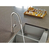 1800 Series Stainless Steel Apron Front Farmhouse 18 Gauge Double Bowl Sink, Stainless