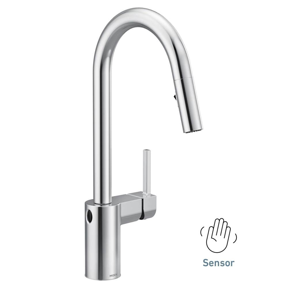 Align Motionsense Wave One-Sensor Touchless One-Handle High Arc Modern Pulldown Kitchen Faucet with Reflex, Brushed Gold