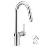 Align Motionsense Wave One-Sensor Touchless One-Handle High Arc Modern Pulldown Kitchen Faucet with Reflex, Brushed Gold