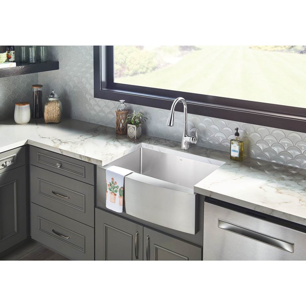 Arbor One-Handle Pulldown Kitchen Faucet Featuring Power Boost and Reflex, Chrome