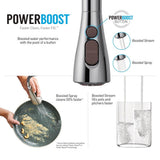 Arbor One-Handle Pulldown Kitchen Faucet Featuring Power Boost and Reflex, Chrome