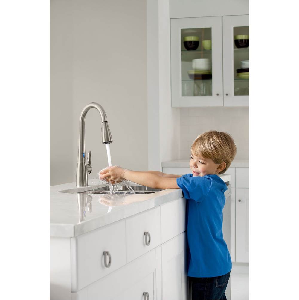 Arbor Motionsense Two-Sensor Touchless One-Handle Pulldown Kitchen Faucet Featuring Power Clean, Spot Resist Stainless