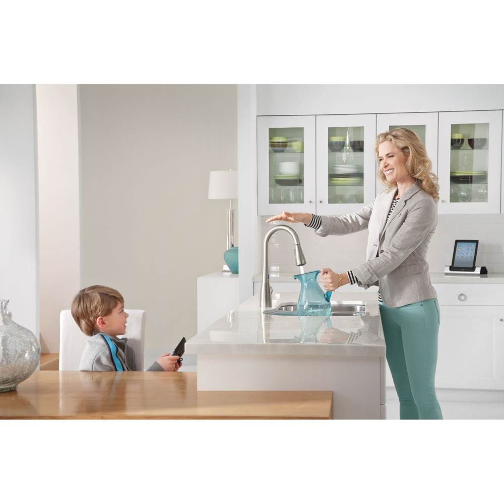 Arbor Motionsense Two-Sensor Touchless One-Handle Pulldown Kitchen Faucet Featuring Power Clean, Spot Resist Stainless