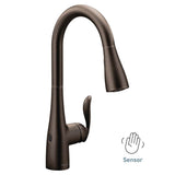 Arbor Motionsense Wave Sensor Touchless One-Handle Pulldown Kitchen Faucet Featuring Power Clean, Matte Black