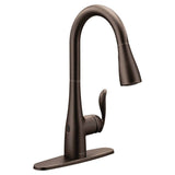 Arbor Motionsense Wave Sensor Touchless One-Handle Pulldown Kitchen Faucet Featuring Power Clean, Matte Black