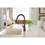 Arbor One-Handle Pulldown Kitchen Faucet Featuring Power Boost and Reflex, Matte Black