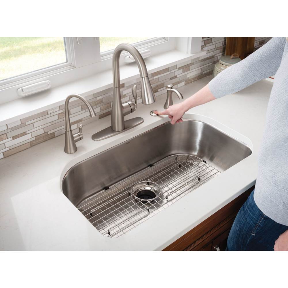 Arbor One-Handle Pulldown Kitchen Faucet Featuring Power Boost and Reflex, Matte Black