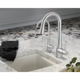 Sleek Single-Handle Pull-Down Sprayer Bar Faucet Featuring Reflex and Power Clean in Chrome