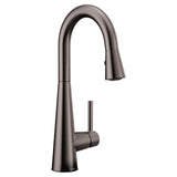 Sleek Single-Handle Pull-Down Sprayer Bar Faucet Featuring Reflex and Power Clean in Chrome