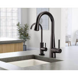 Sleek Single-Handle Pull-Down Sprayer Bar Faucet Featuring Reflex and Power Clean in Chrome