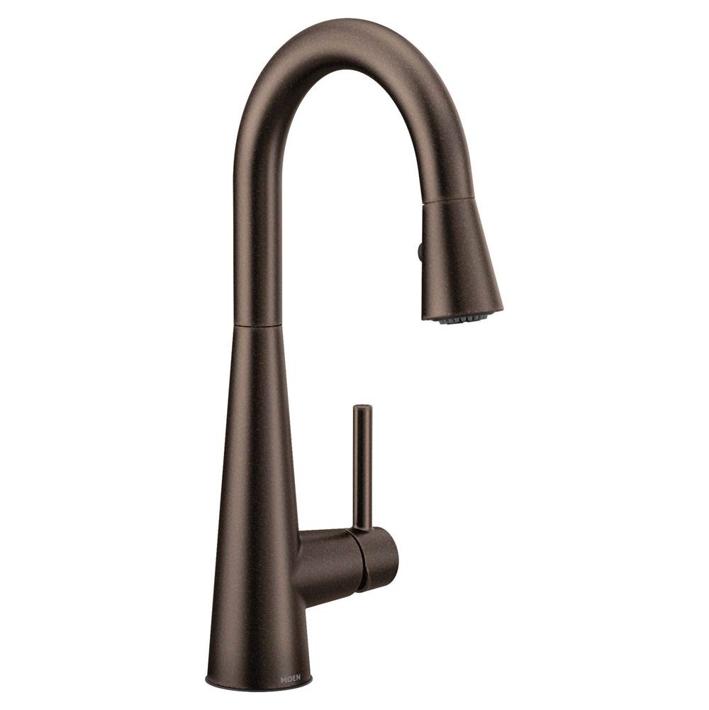 Sleek Single-Handle Pull-Down Sprayer Bar Faucet Featuring Reflex and Power Clean in Chrome