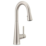 Sleek Single-Handle Pull-Down Sprayer Bar Faucet Featuring Reflex and Power Clean in Chrome