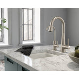 Sleek Single-Handle Pull-Down Sprayer Bar Faucet Featuring Reflex and Power Clean in Chrome