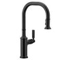 Moen - Matte Black One-Handle Pulldown Kitchen Faucet - Matte Black