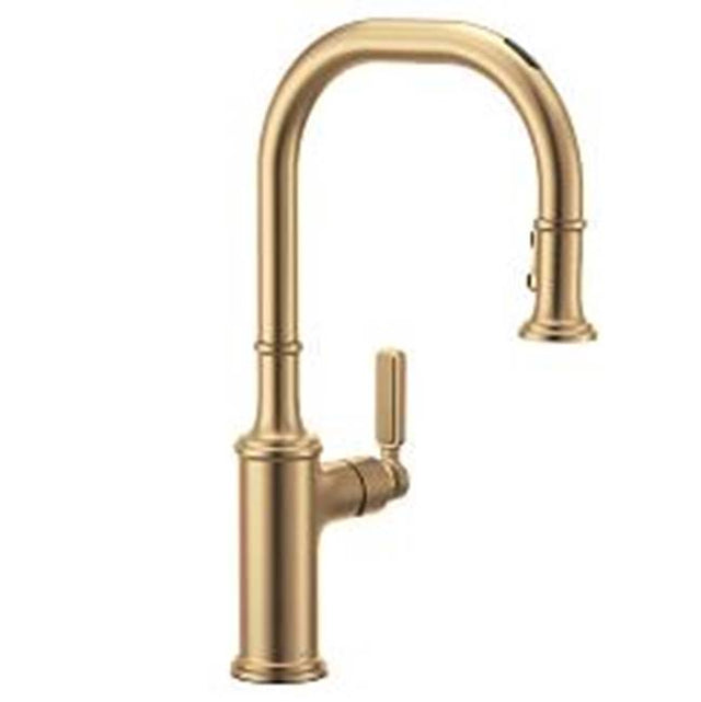 Moen - Bronzed Gold One-Handle Pulldown Kitchen Faucet - Bronzed Gold