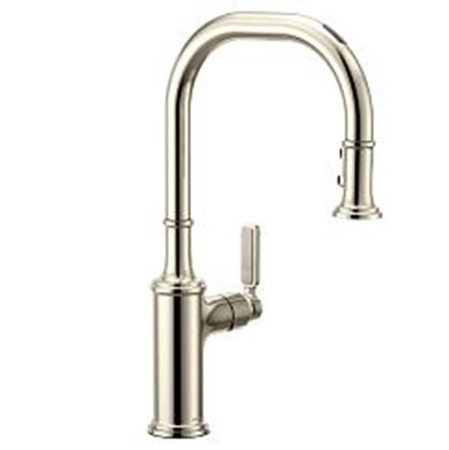 Moen - Polished Nickel One-Handle Pulldown Kitchen Faucet - Polished Nickel