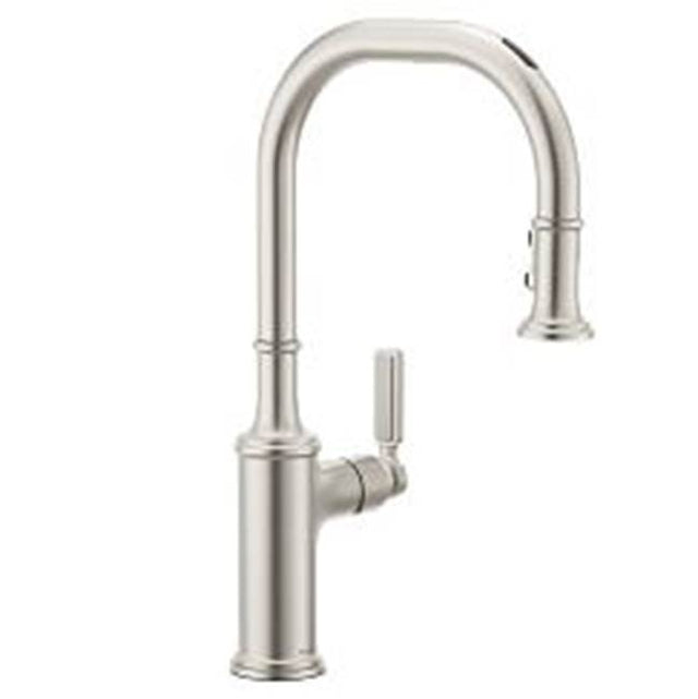 Moen - Spot Resist Stainless One-Handle Pulldown Kitchen Faucet - Spot Resist Stainless