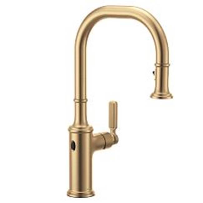 Moen - Bronzed Gold One-Handle Pulldown Kitchen Faucet - Bronzed Gold