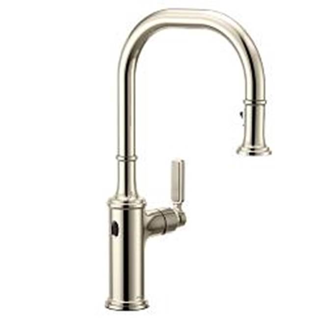 Moen - Polished Nickel One-Handle Pulldown Kitchen Faucet - Polished Nickel