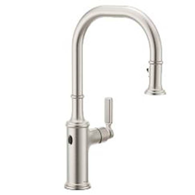 Moen - Spot Resist Stainless One-Handle Pulldown Kitchen Faucet - Spot Resist Stainless