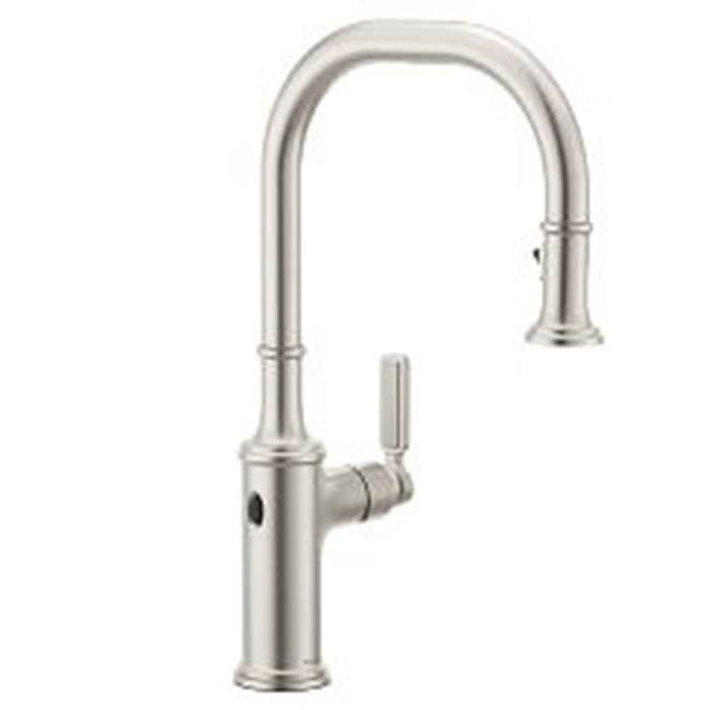 Moen - Spot Resist Stainless One-Handle Pulldown Kitchen Faucet - Spot Resist Stainless
